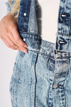 Load image into Gallery viewer, 3-in-1 Denim Dress Detachable Sleeve Jacket &amp; Skirt - Blue
