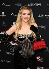 Load image into Gallery viewer, Crystal beaded Velvet Gown
