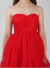 Load image into Gallery viewer, Amy Red Tulle Dress
