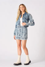 Load image into Gallery viewer, 3-in-1 Denim Dress Detachable Sleeve Jacket &amp; Skirt - Blue
