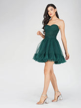 Load image into Gallery viewer, Molly Green Tulle Mini Dress
