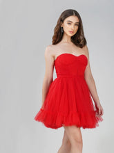 Load image into Gallery viewer, Amy Red Tulle Dress
