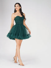 Load image into Gallery viewer, Molly Green Tulle Mini Dress
