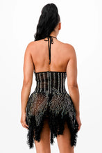 Load image into Gallery viewer, Kendals Feather Crystal Dress
