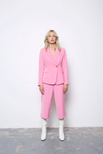 Load image into Gallery viewer, Pink wide leg cropped pants.
