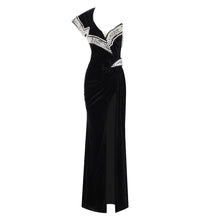 Load image into Gallery viewer, Beaded Embellished Velvet Gown
