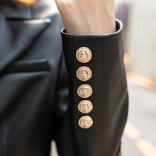 Load image into Gallery viewer, Genuine Leather Elegant Blazer
