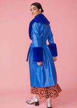 Load image into Gallery viewer, Fur Lapel Trench Coat
