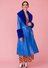 Load image into Gallery viewer, Fur Lapel Trench Coat
