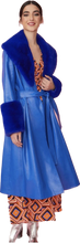Load image into Gallery viewer, Fur Lapel Trench Coat
