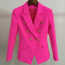 Load image into Gallery viewer, Lions Button Military Style Blazer
