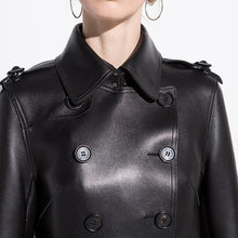Load image into Gallery viewer, Anabella&#39;s Leather Trench Coat
