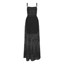 Load image into Gallery viewer, Lace Sleeveless Hollow- Out Evening  Dress
