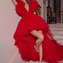 Load image into Gallery viewer, Deep V Neck Tutu dress
