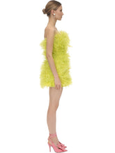 Load image into Gallery viewer, Mini Ostrich Feathers Candy Colour Cocktail Gown
