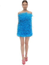 Load image into Gallery viewer, Mini Ostrich Feathers Candy Colour Cocktail Gown
