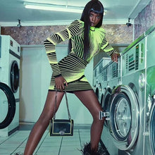 Load image into Gallery viewer, Valerie Fluorescent Green Dress
